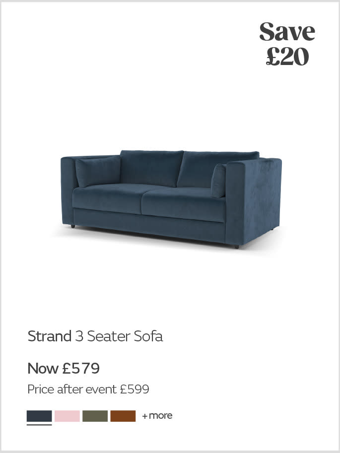 Strand 3 seater sofa